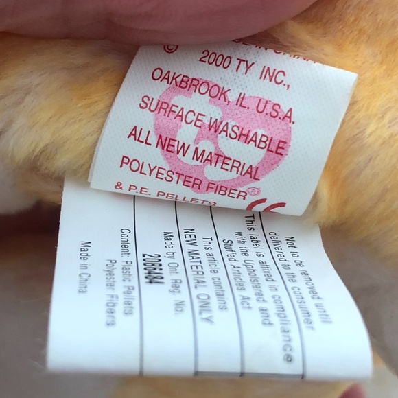 Ty Beanie Baby - Grace - Praying Rabbit - 2000 - Picture 6 of 6